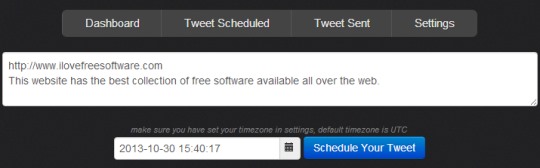 Twitlate.com- schedule tweets