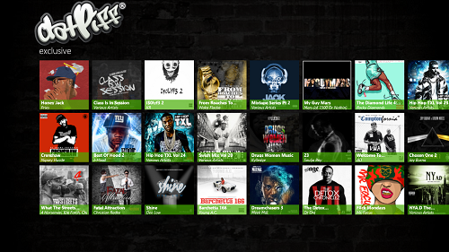 datpiff main screen