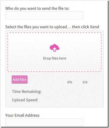 mailbigfile-online file sharing-interface