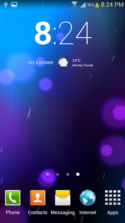 widget set up