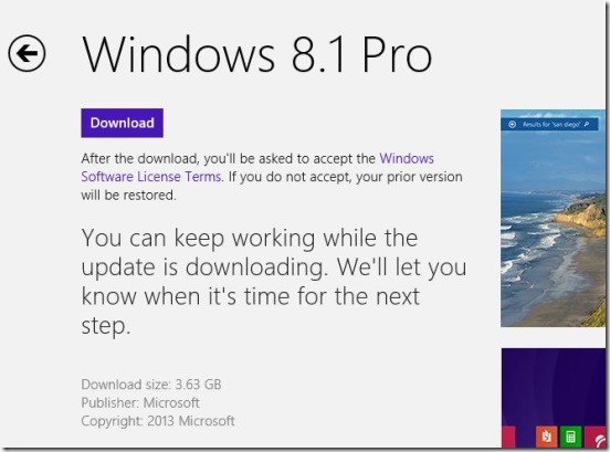 Windows 8.1 - Download Windows 8.1 from Windows Store