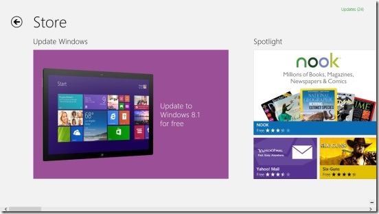 Windows 8.1 - Windows 8.1 in Windows Store