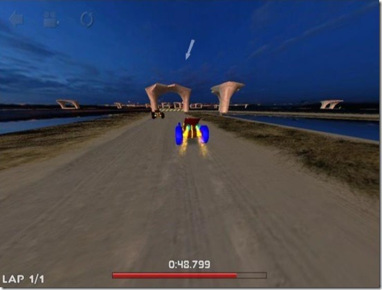 3D Car Race - gameplay