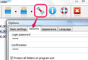 Anvide Lock Folder- set login password