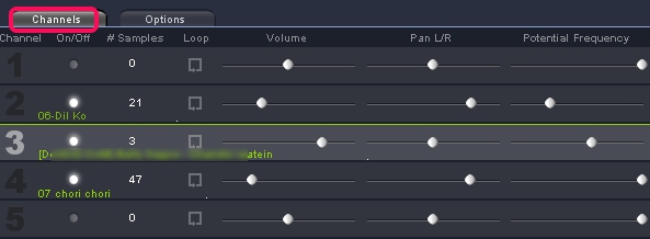 Audio Chaos- adjust volume, panning, and frequency