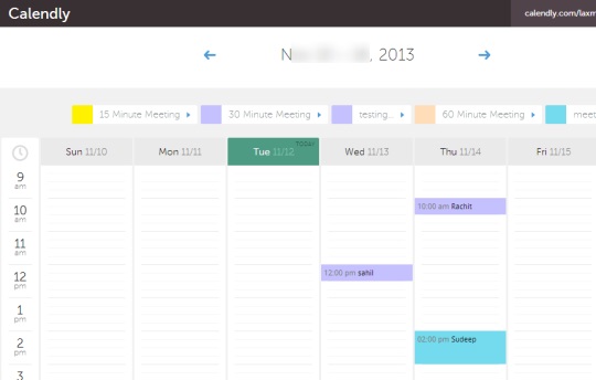 Calendly- onilne appointment scheduling service