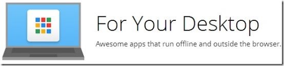 Chrome Desktop Apps