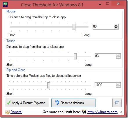 Close Threshold for Windows 8.1 - ui