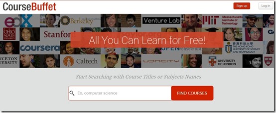 CourseBuffet-online learning-home page