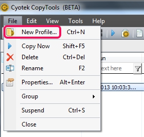 Cyotek CopyTools- create a profile