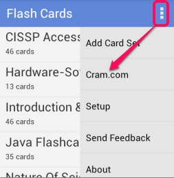 Flash Cards- import flash cards from flashcardexchange