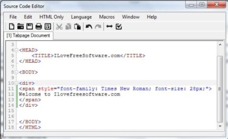 Free Advanced Text Editor - Vikon - Source Code Editor