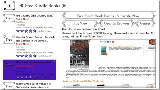 Free Kindle Books