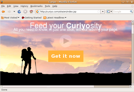 Free addon for Chrome - Curiyo - Get it