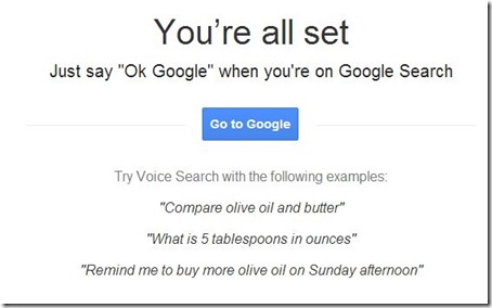 Google Voice Search Hotword-google voice search-settings page