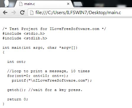 Dev-C++ - IDE - Export as HTML
