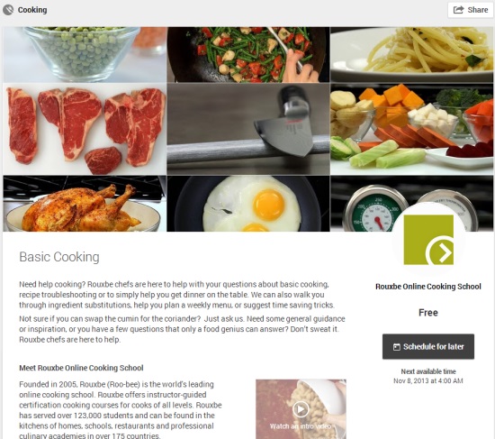 Helpout  Basic Cooking  by Rouxbe Online Cooking School
