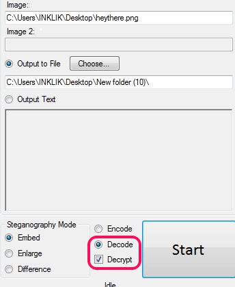 Image Steganography- decode the image to get back original file]