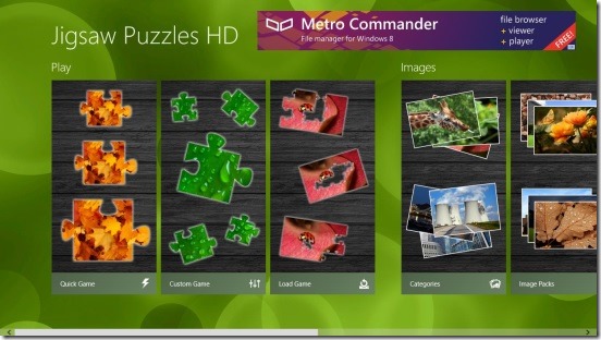 Jigsaw Puzzle - home screen