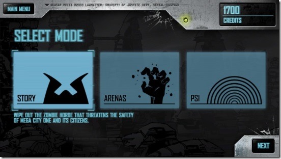 Judge Dredd vs. Zombies - game mode