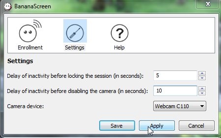 Lock Screen with BananaScreen - Setting Inactivity Delay