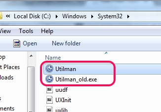 Login Screen Capture 7- copy paste new Utilman.exe file