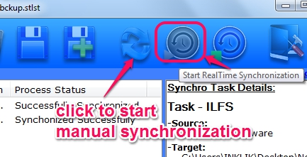 Molten Synchro- start synchronization