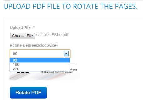 Online PDF Tools- rotate pdf pages