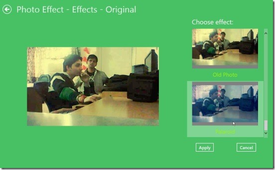 Photo Effect for Win8 - effects