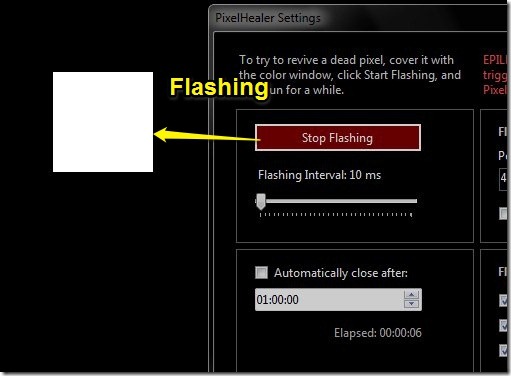 PixelHealer-pixel repair-start flashing