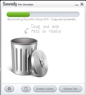 Securely File Shredder- permanently delete files