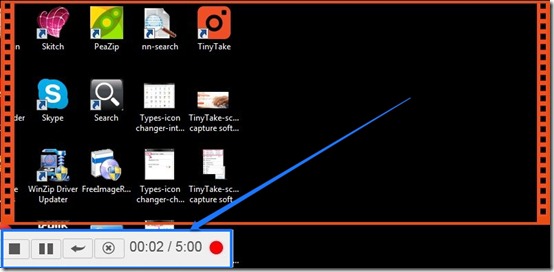 TinyTake-screen capture software-capture recording