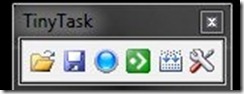 TinyTask-free screen recorder-interface