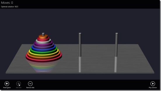 Towers of Hanoi 3D - adding disks