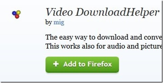 Video DownloadHelper- Video DownloadHelper- add extension