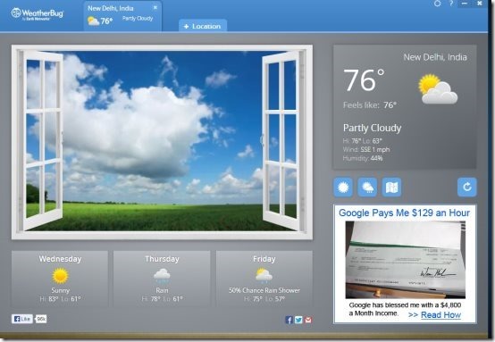 Weatherbug Chrome