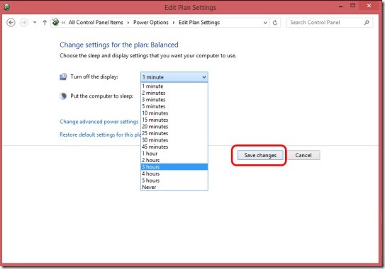Windows 8 tutorial - selecting time