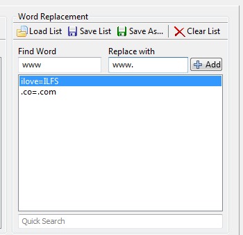 WordReplacerLZ- find and replace word