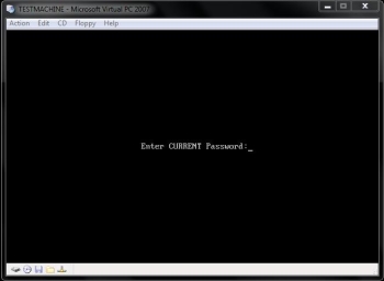 Set up a BIOS Password - Asking password on start up