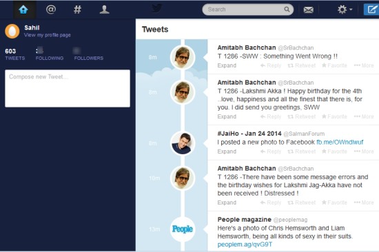 pretweetify- twitter interface