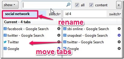 tab Groups helper-tab groups-manage groups