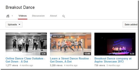 YouTube Channels-YouTube Channels-Breakout Dancer
