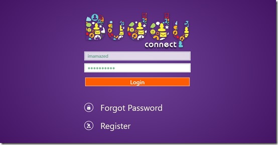 Buddy Connect- Register page