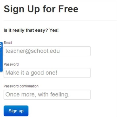 ClassPager-website for teachers-sign up