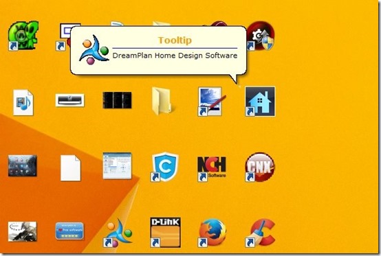 Desktop Icon Tray- arrange desktop icons-icons
