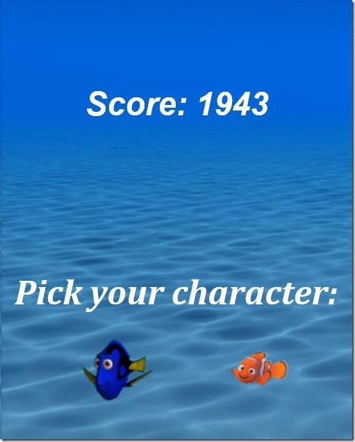 Finding Nemo Jelly Jump - game score