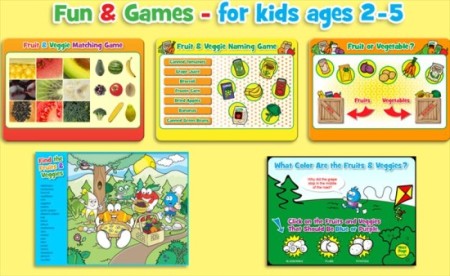 Food Champs-kids health website-play game