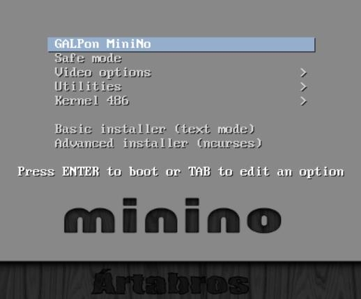 Free Lightweight Linux Distro - MiniNo - Startup