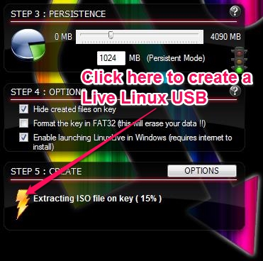 Free Live Linux USB Creator - LiLi - Creating a Live Linux USB