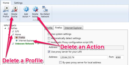 Free Network Profile Manager - PS Network Profile Manager - Delete Profile or Action